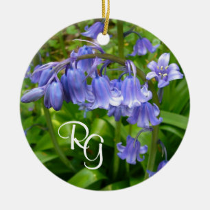 Personalisiert Beautiful Bluebell Keramik Ornament