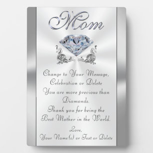 Personalisiert bedeutsame Geschenke für Mama, Atem Fotoplatte