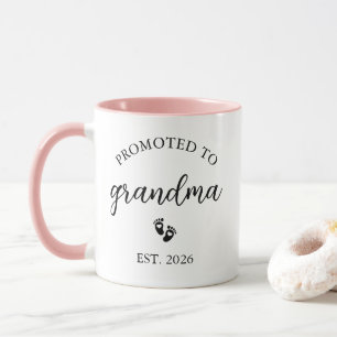 Personalisiert Befördert zur Oma Tasse