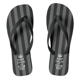 Personalisiert BEHALTEN CALM und haben Sie Ihren T Flip Flops