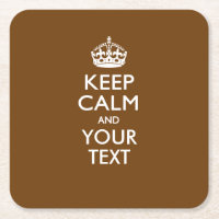 Personalisiert BEHALTEN CALM UND Ihr Text für Scho