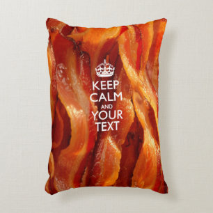 Personalisiert BEHALTEN CALM UND Ihr Text für Türk Dekokissen