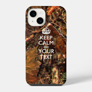 Personalisiert BEHALTEN CALM UND Ihr Text iPhone 14 Hülle