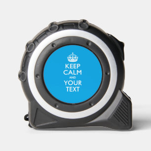 Personalisiert BEHALTEN CALM UND Ihr Text Maßband