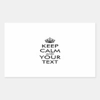 Personalisiert BEHALTEN CALM und IHRER TEXT