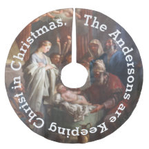 Personalisiert Behalten Christus im Weihnachtsbaum