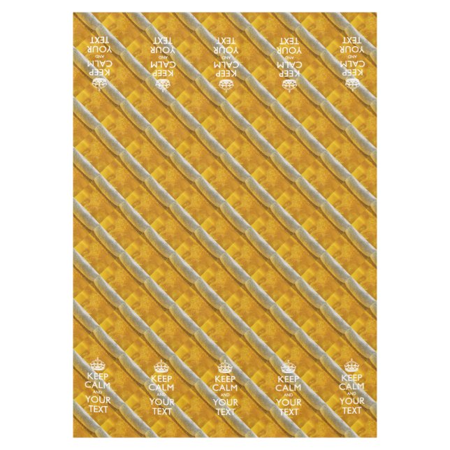 Personalisiert Behalten Ruhe und die Dekoration de Tischdecke (Vorderseite)