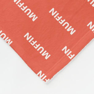 Personalisiert beliebiger Farbkatzenname Fleecedecke