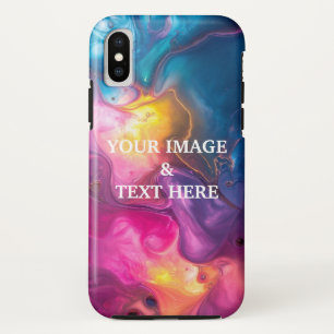 Personalisiert Benutzerdefiniert Schwarz Eigenes F Case-Mate iPhone Hülle