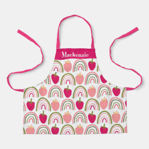 Personalisiert Berry Colorful Rainbows Sweet Kids Schürze