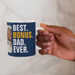 Personalisiert Best Bonus Vater je Stepfather Kaffeetasse