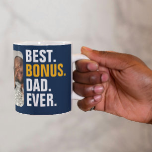 Personalisiert Best Bonus Vater je Stepfather Kaffeetasse