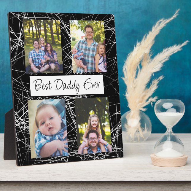 Personalisiert Best Daddy Ever Foto Fotoplatte (Seite)