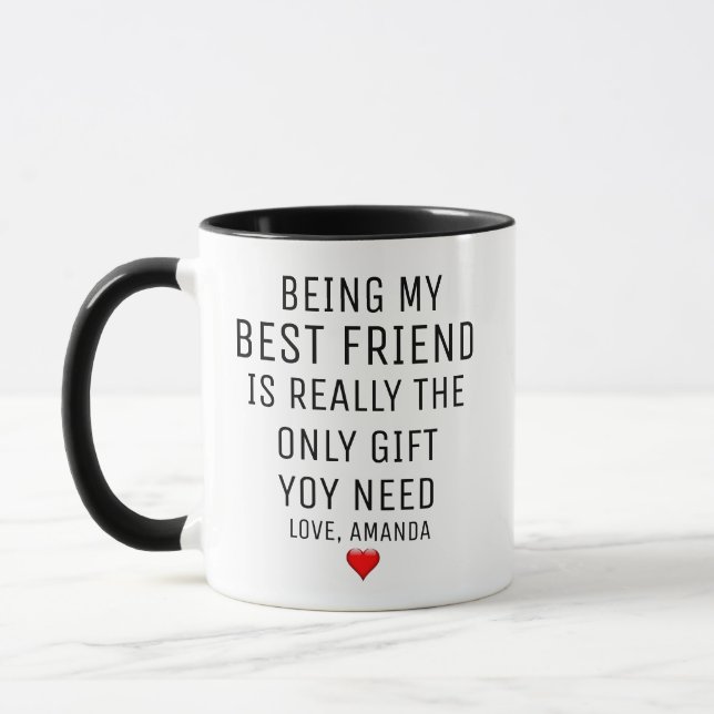 Personalisiert Best Friend-Geschenk Tasse (Links)