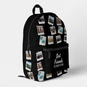 Personalisiert Best Friends 6 Foto Custom Collage Bedruckter Rucksack