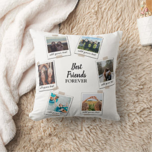Personalisiert Best Friends 6 Foto Custom Collage Kissen