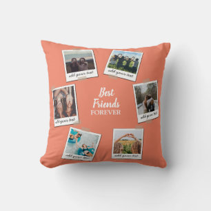 Personalisiert Best Friends 6 Foto Custom Collage Kissen