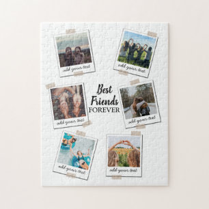 Personalisiert Best Friends 6 Foto Custom Collage Puzzle