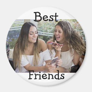 Personalisiert Best Friends Foto Magnet