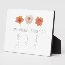 Personalisiert Best Friends Plaque