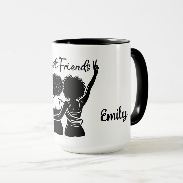 Personalisiert Best Friends Tasse (VorderseiteRechts)