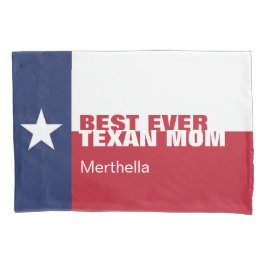 Personalisiert BEST JE TEXAN-MAMA Kissenbezug