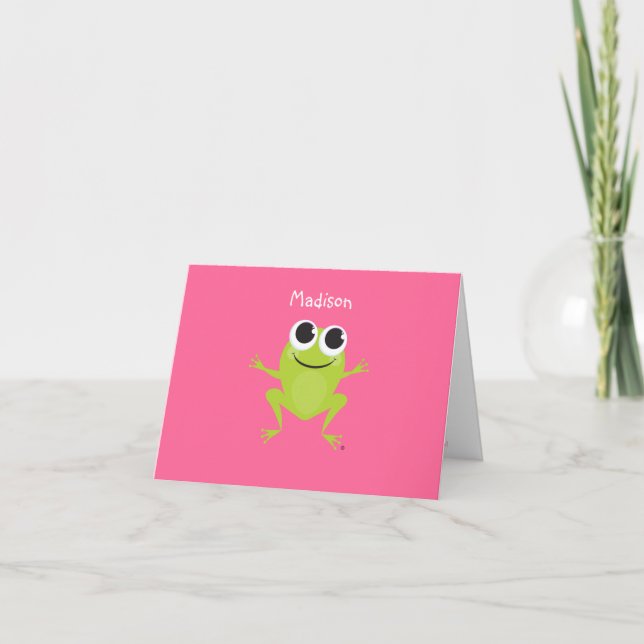 Personalisiert Best Life FROG Notecard (Vorderseite)