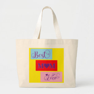 Personalisiert BEST MAMA JE 11 Script Große Tasche