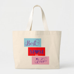 Personalisiert BEST MAMA JE 13 Script Große Tasche