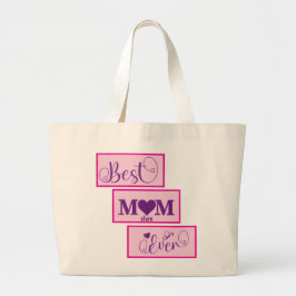 Personalisiert BEST MAMA JE 15 Script Große Tasche