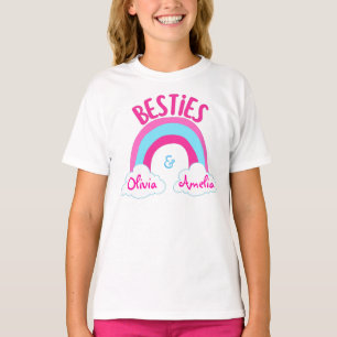 Personalisiert Besties BESTE FREUNDIN Best Friends T-Shirt