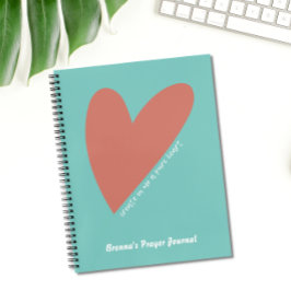 Personalisiert Bible Verse Journal, Heart Christli Notizbuch