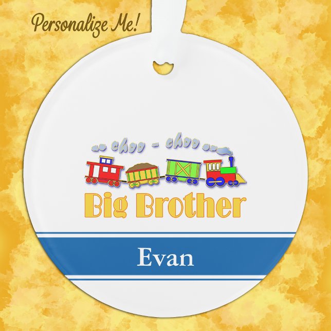 Personalisiert Big Brother Choo Choo Zug Ornament (Von Creator hochgeladen)