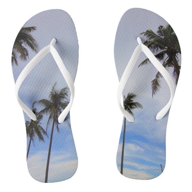 Personalisiert Bild oder Foto hinzufügen Flip Flops (Fußbett)