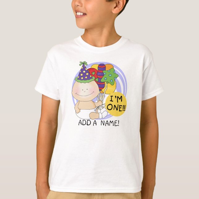 Personalisiert BIN ICH EIN T-Shirt (Vorderseite)