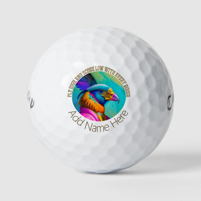 Personalisiert Birdie - Callaway Warbird Golf Ball (Vorderseite)