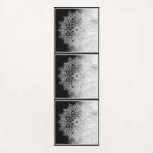 Personalisiert Black Abstrakt Zen Mandala