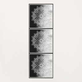 Personalisiert Black Abstrakt Zen Mandala Yogamatte
