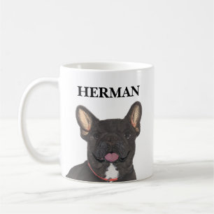 Personalisiert Black Brindle Frenchie French Bulld Kaffeetasse