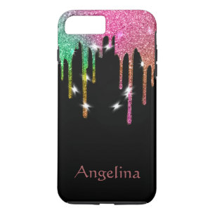Personalisiert Black Gold Glitzer Confetti Drillin Case-Mate iPhone Hülle