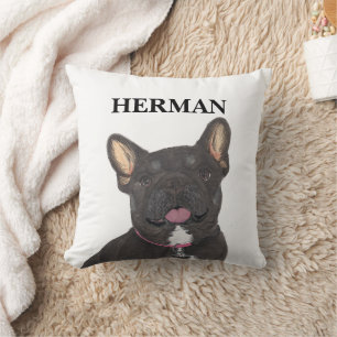 Personalisiert Black und Tan Frenchie French Bulld Kissen