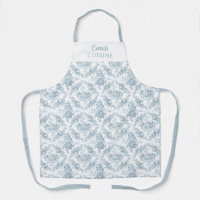 Personalisiert blau-weiß eingeprägte Blüte