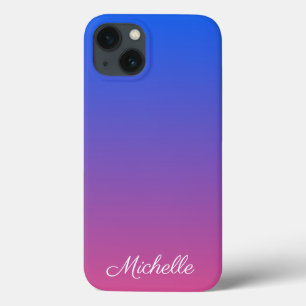 Personalisiert-blaue und rosa-farbige Farbskala Ca Case-Mate iPhone Hülle