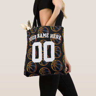 Personalisiert-Blauer Orangelber Basketballsport