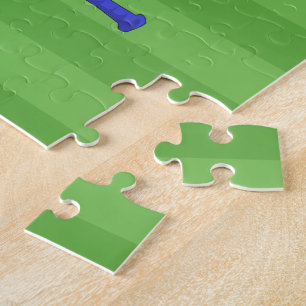 Personalisiert-blaues Baseball Puzzle