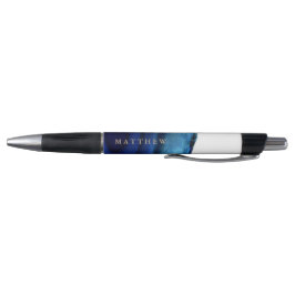 Personalisiert | Blue Agate Kugelschreiber