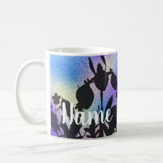 Personalisiert Blue Blume Design Kaffeemaschine Ta Kaffeetasse