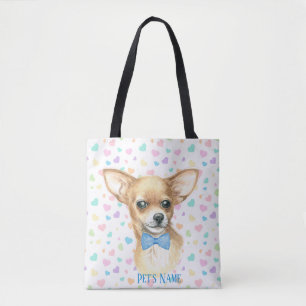Personalisiert Blue Bowtie Chihuahua
