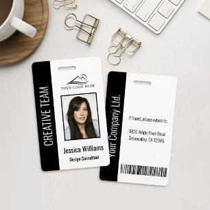 Personalisiert Blue Corporate Employee Security ID Ausweis