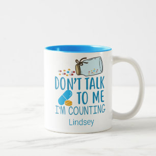 Personalisiert Blue Funny Funny Pharmaceuticals/ T Zweifarbige Tasse